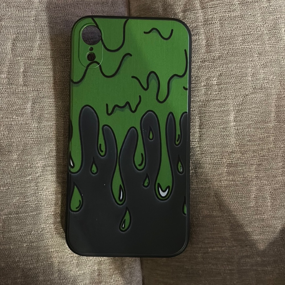 Green slime phone case iPhone XR
